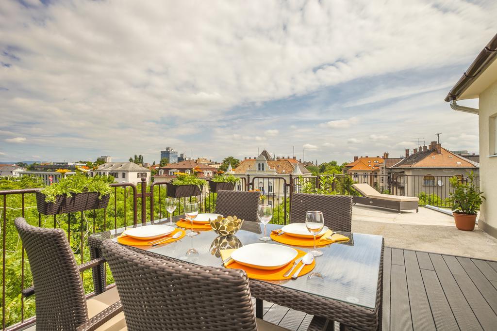 Terrace Apartments At City Park Budapest Eksteriør billede